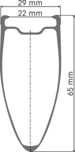 DT Swiss ARC 1100 Dicut® 65 28" Disc CL Shimano HG Carbon Laufradsatz – Bild 2