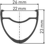 DT Swiss HE 1800 SPLINE® 28" 23mm CL Shimano Hinterrad – Bild 2