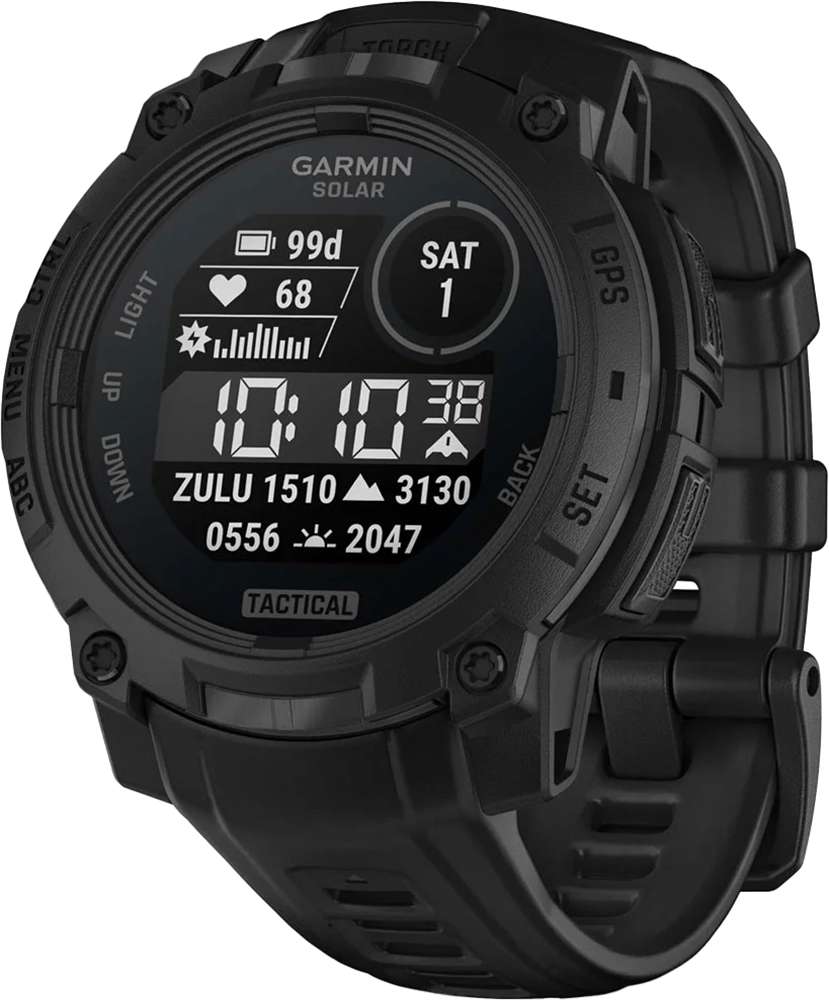 Garmin-20157834-Instinct-R-3-Solar-45mm-Tactical-Edition-GPS-Multisport-Smartwatch-1_800x800@2x Garmin Instinct® 3 Solar 45mm Tactical Edition - GPS Multisport