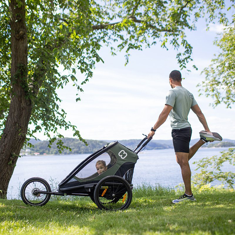 Hamax-HAM400062-20134735-Outback-Zweisitzer-Kinderanhanger-3 Hamax Outback Zweisitzer Kinderanhänger – Bild 5