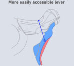 Shimano CUES ST-U6030 2x10/11-fach Schalt-/Bremshebel-Set – Bild 2