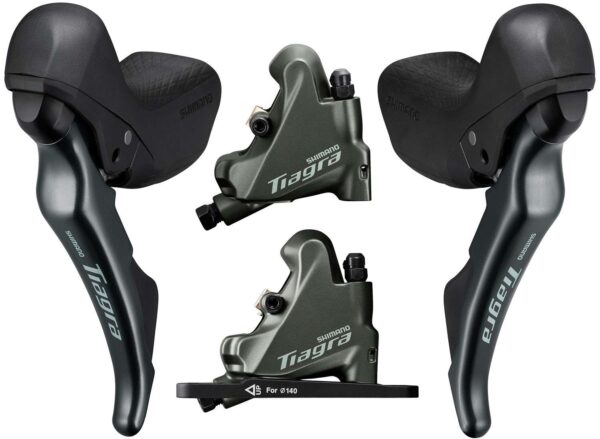 Shimano TIAGRA ST-4720+BR-4770 2x10-fach Scheibenbremsen-Set